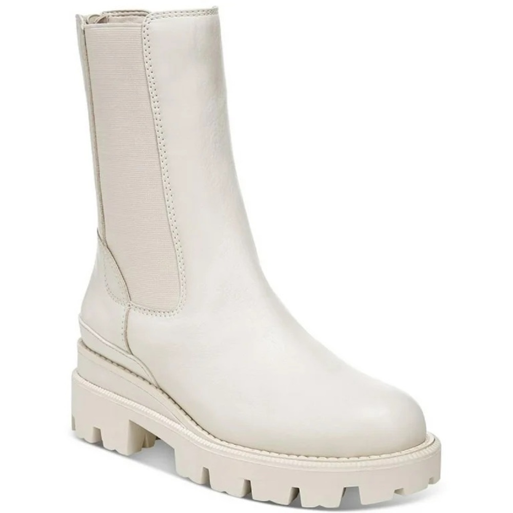 Sam Edelman Cream Combat Boots